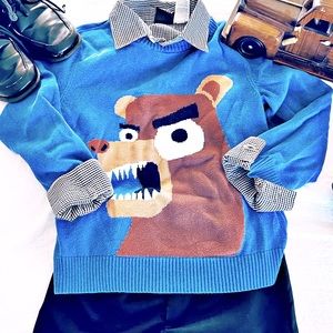 🐻 SALE! H&M SWEATER ~ BOYS SIZE 4-6Y 🐻